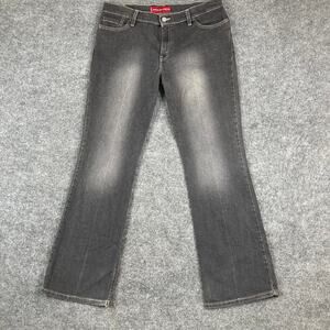 Levis 518 Jeans Womens 13M Jr Black Superlow Bootcut Stretch USA